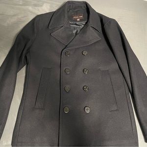 Mens Michael Kors, Pea Coat Size Medium, Black